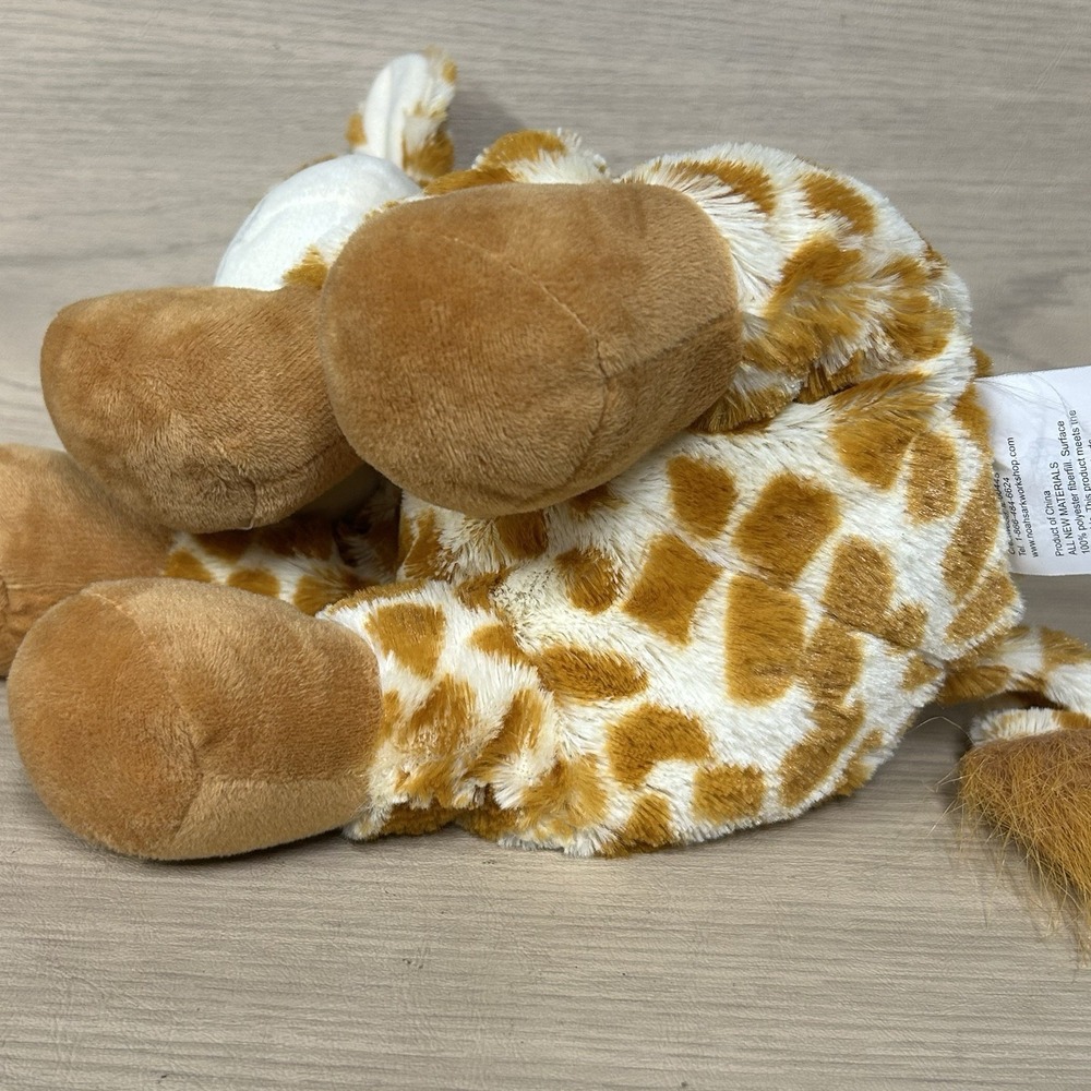 Noah's Ark Animal Workshop Giraffe Plush 12" Stuffed Animal  Back Pouch - Picture 5 of 7